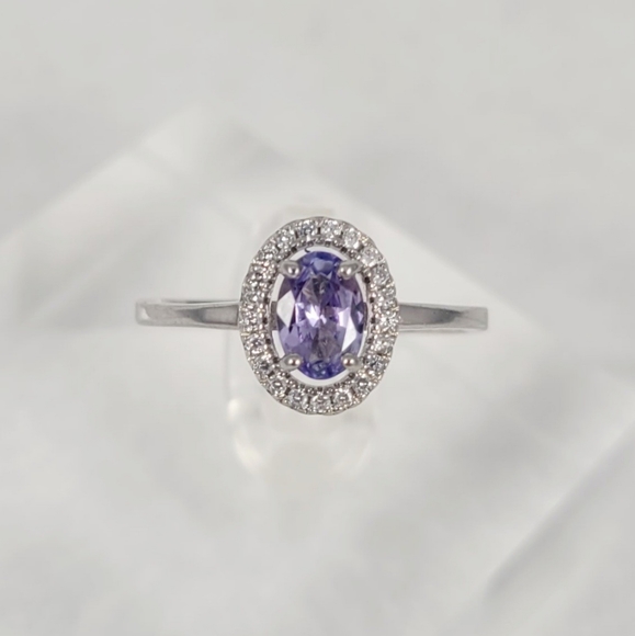 0.5ct Natural Tanzanite Ring - Picture 2 of 11